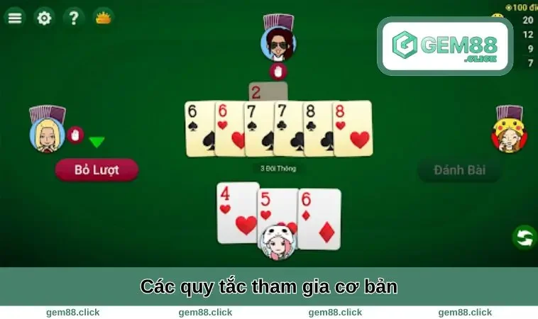 Cách Chơi Tiến Lên Chi Tiết Nhất, Ai Chơi Cũng Thắng Dễ 1 Các quy tắc tham gia cơ bản