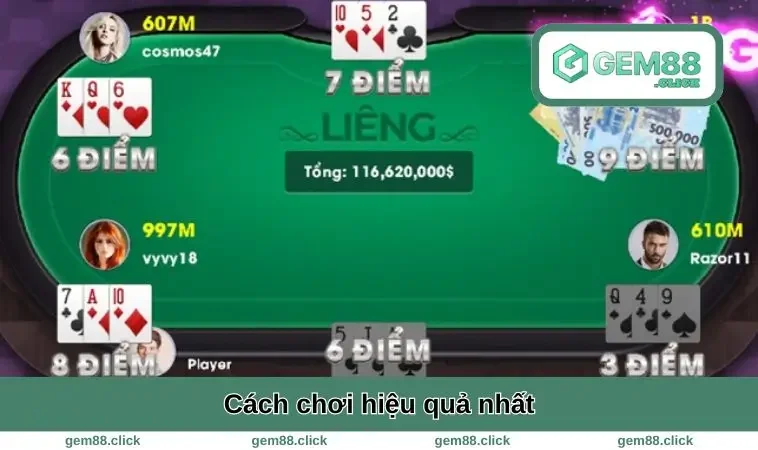 Cách Chơi Liêng Chuẩn - Đọc Vị Tâm Lý, Tố Bài Đỉnh Cao 2 Cách chơi hiệu quả nhất